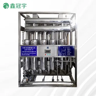 Pharmaceutical tube distilled water machine 1000L/H single tube plate