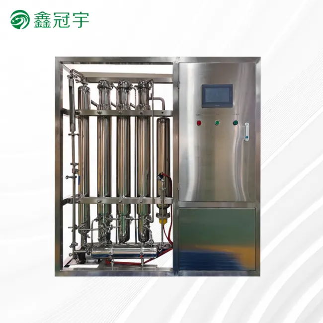 Multi-effect distilled water machine for laboratory
